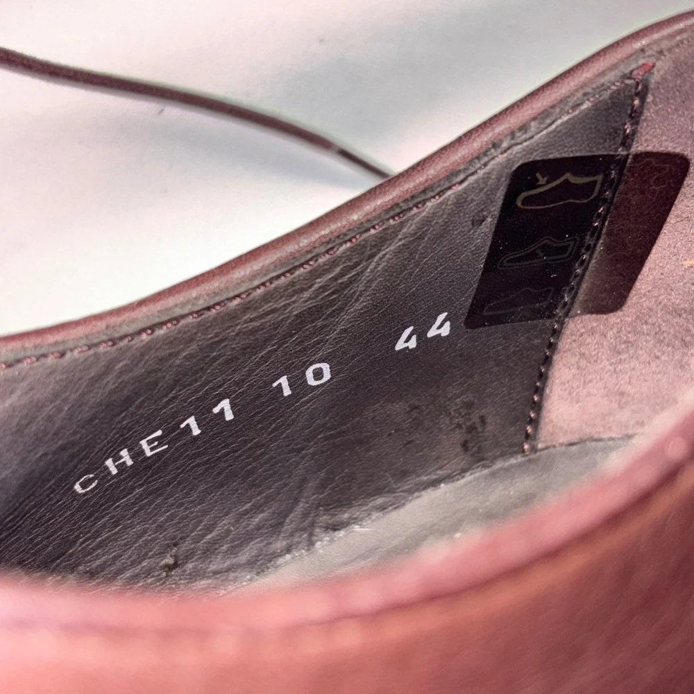 Paul Smith Antique Leather Oxford Flexible Travel Shoes Mens 11‎ USMade in Italy